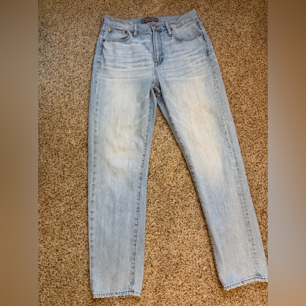 J Crew Point Sur denim size T29 Light wash Bluejeans 100%cotton California style